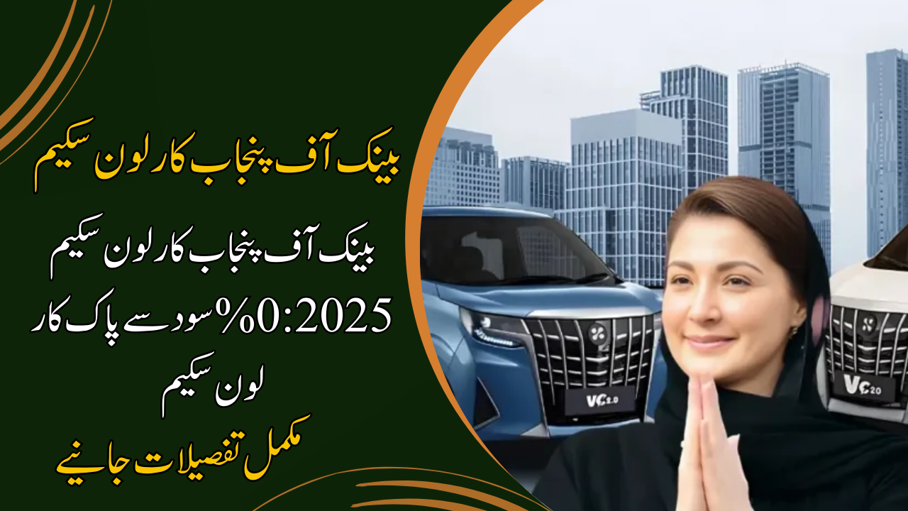 Bank of Punjab Car Loan Scheme